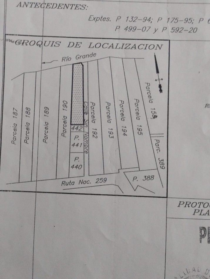 TERRENO DE 1Ha EN LOS CIPRESES PROV CHUBUT