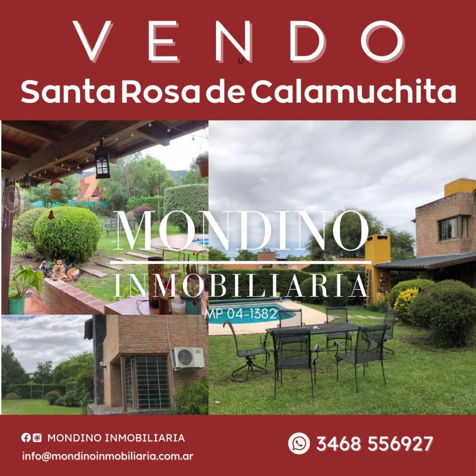 OPORTUNIDAD SANTA ROSA CALAMUCHITA